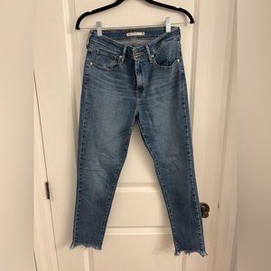 LEVI’S 721 high rise skinny jeans